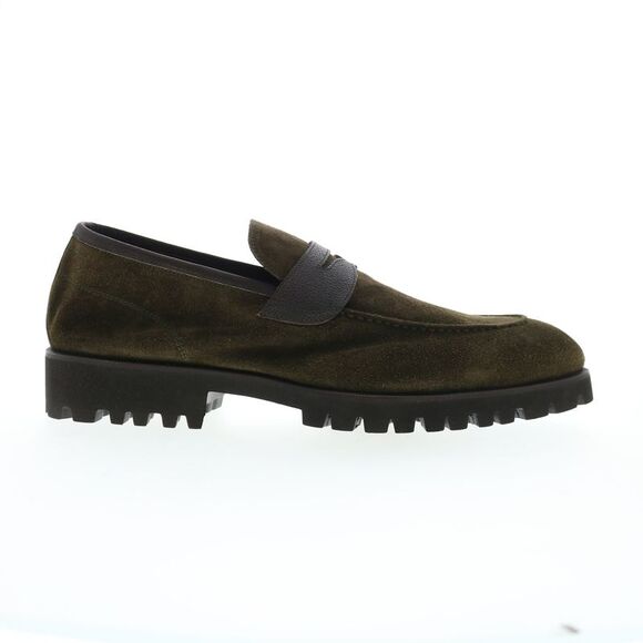 Di Bianco Other - Di Bianco Mens Brera Suede Scozzina Green Shoes (NWT)